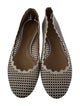 Chloé Leather Cutout Accent Ballet Flats