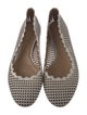 Chloé Leather Cutout Accent Flats