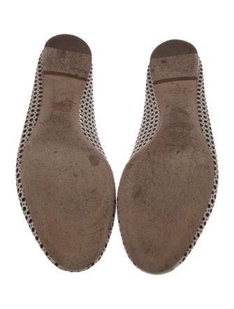Chloé Leather Cutout Accent Flats