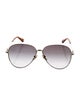 Chloé Aviator Gradient Sunglasses