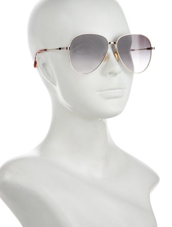 Chloé Aviator Gradient Sunglasses