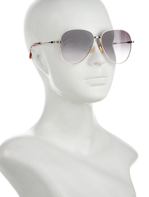 Chloé Aviator Gradient Sunglasses