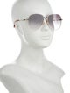 Chloé Aviator Gradient Sunglasses