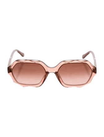 Chloé Square Gradient Sunglasses