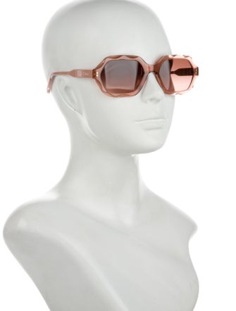 Chloé Square Gradient Sunglasses