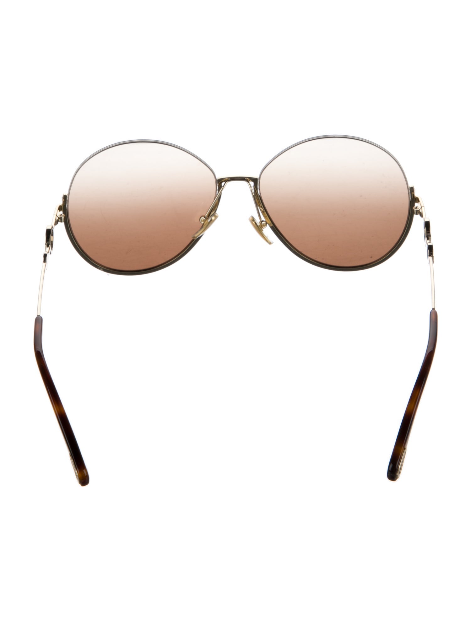 Chloé Aviator Mirrored Sunglasses