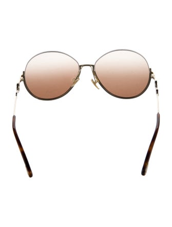Chloé Aviator Mirrored Sunglasses