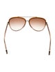 Chloé Oversize Gradient Sunglasses
