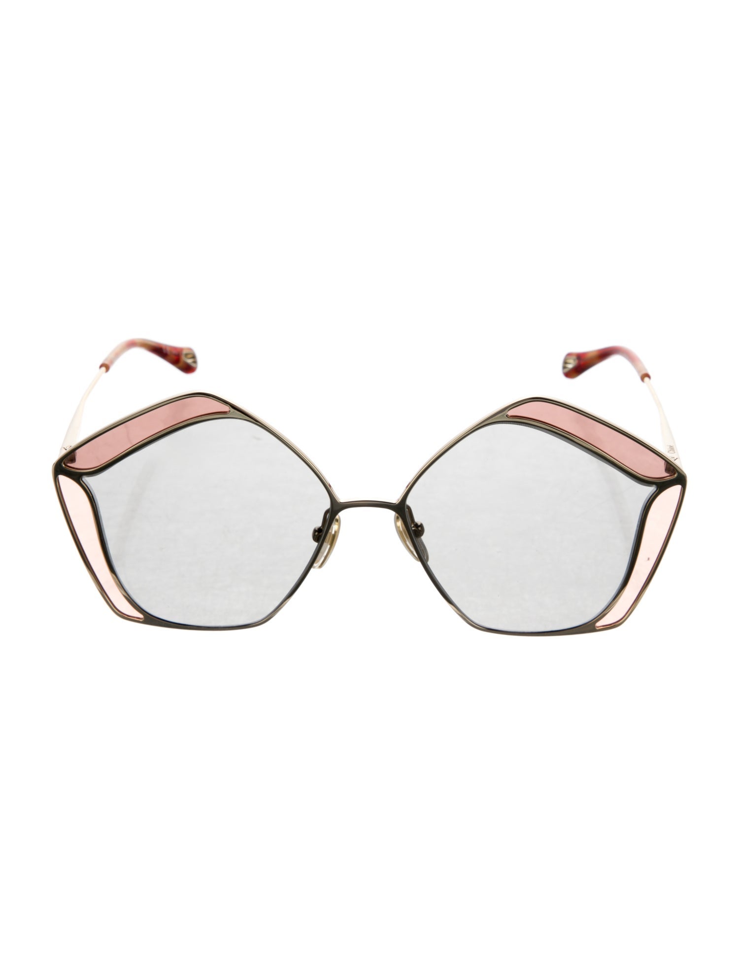 Chloé Oversize Mirrored Sunglasses