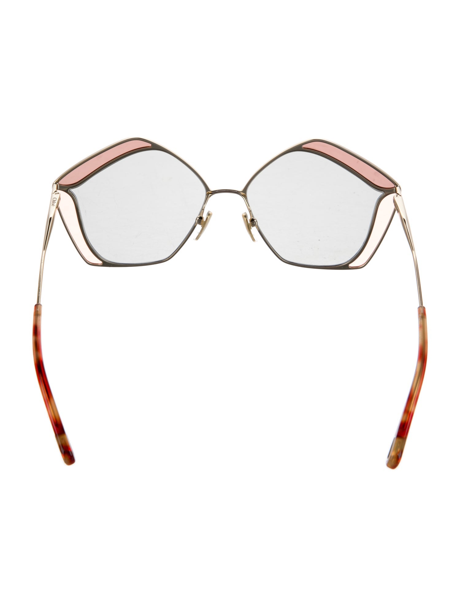 Chloé Oversize Mirrored Sunglasses