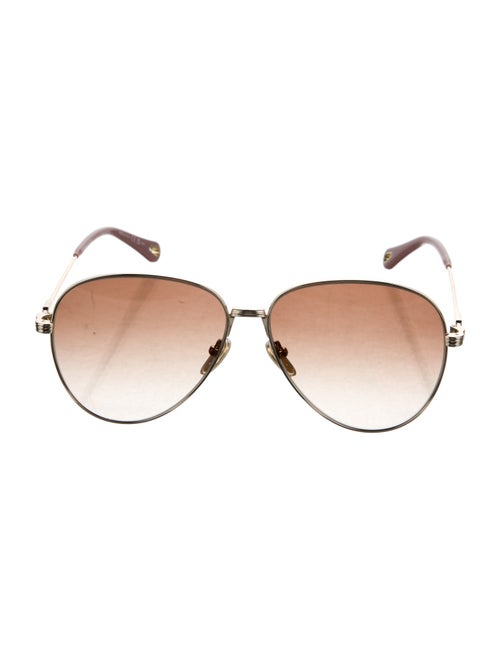 Chloé Aviator Gradient Sunglasses