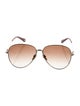 Chloé Aviator Gradient Sunglasses