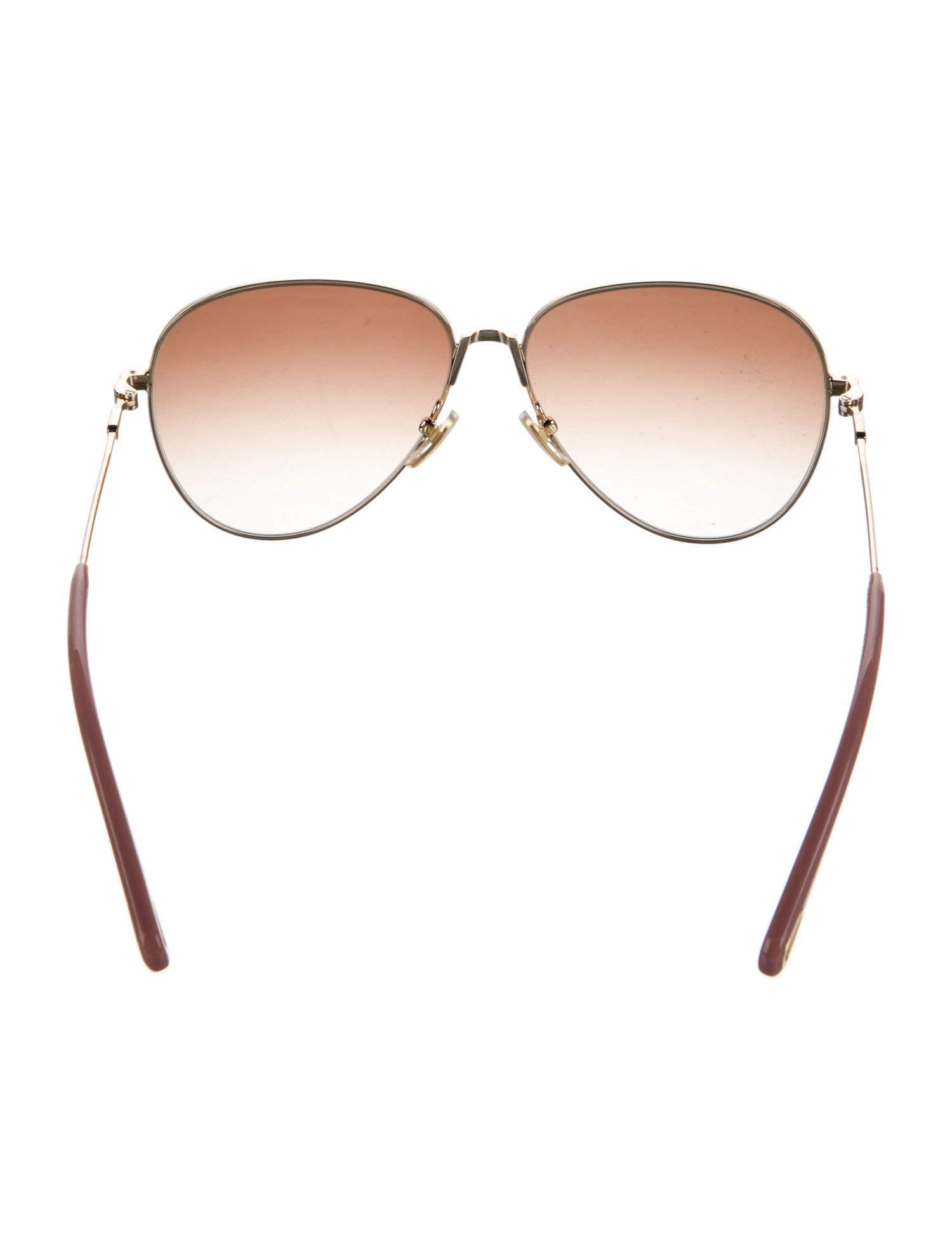 Chloé Aviator Gradient Sunglasses