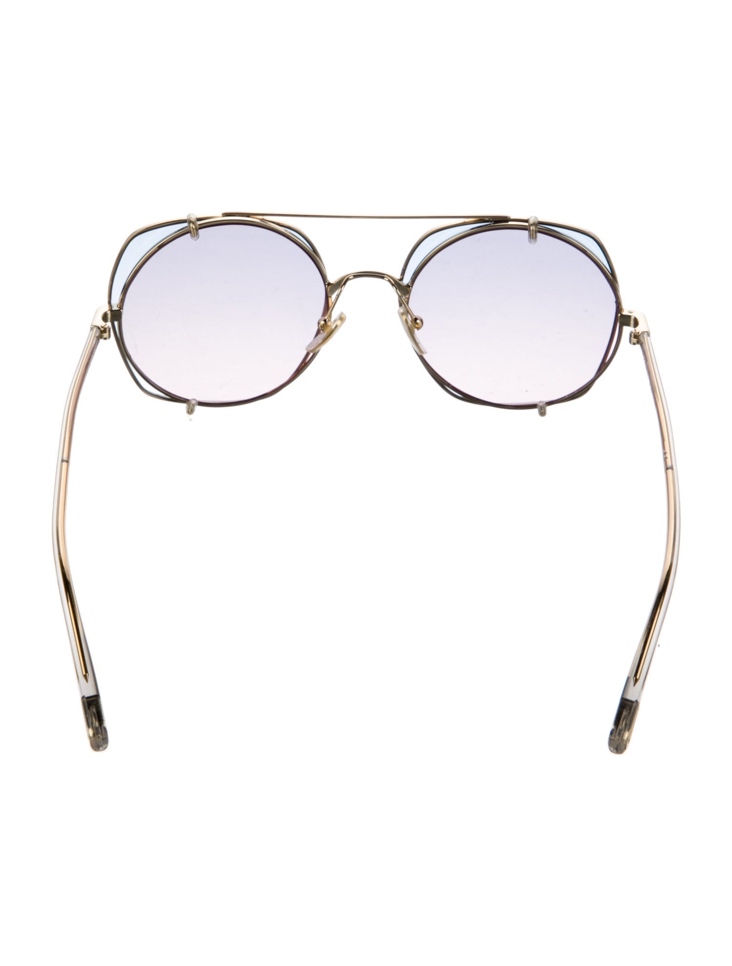 Chloé Round Gradient Sunglasses