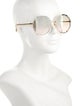 Chloé Round Mirrored Sunglasses
