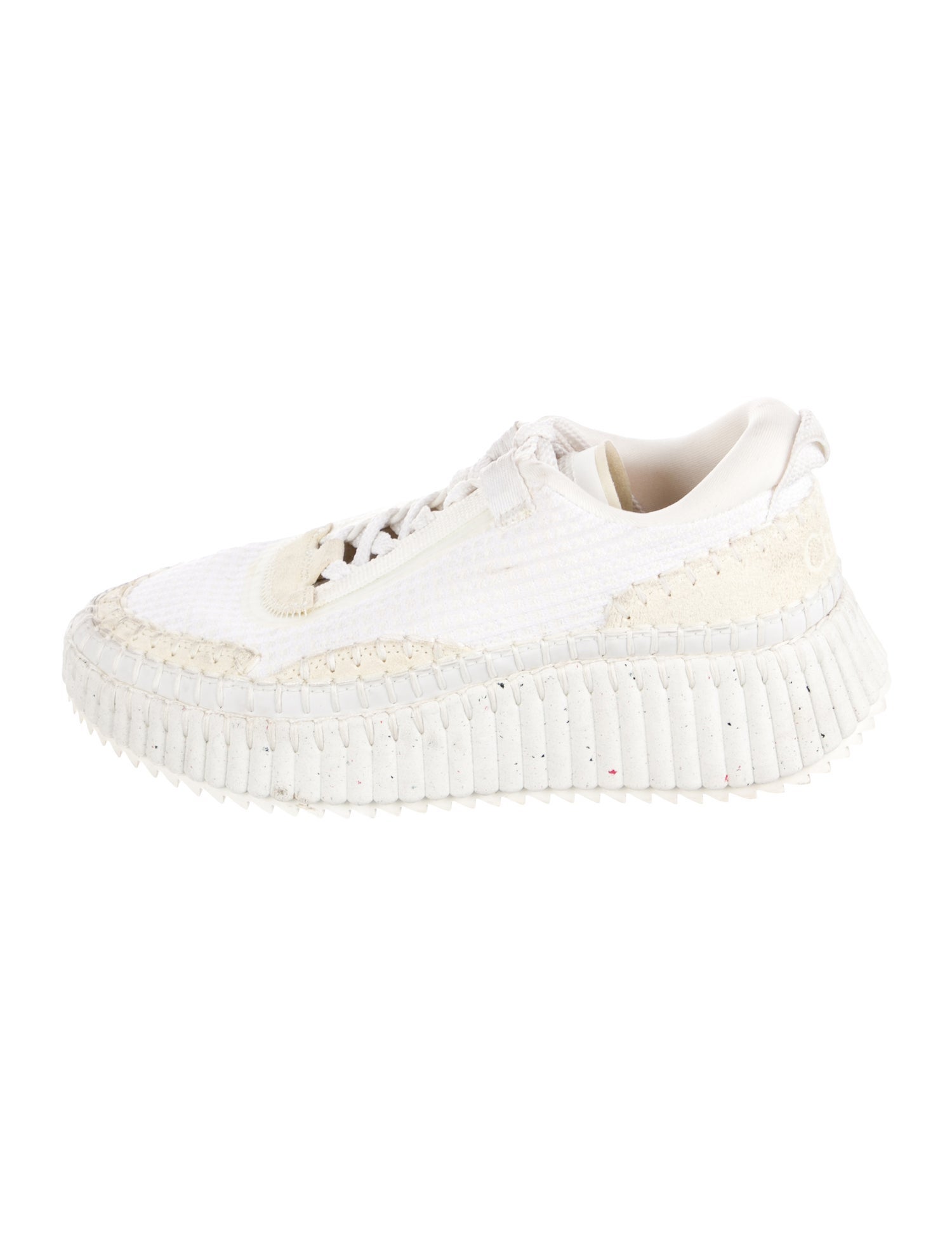 Chloé Colorblock Pattern Sneakers