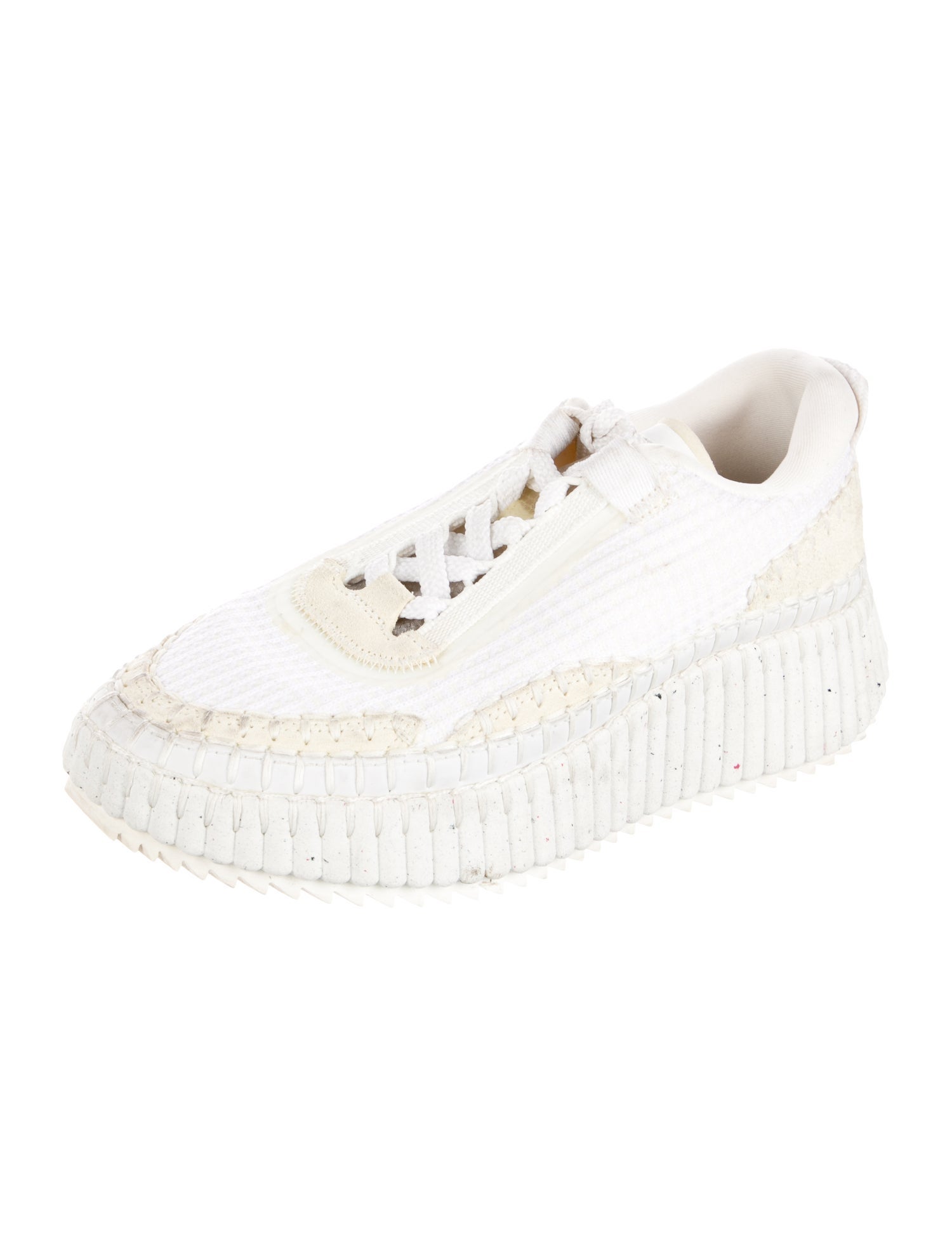 Chloé Colorblock Pattern Sneakers