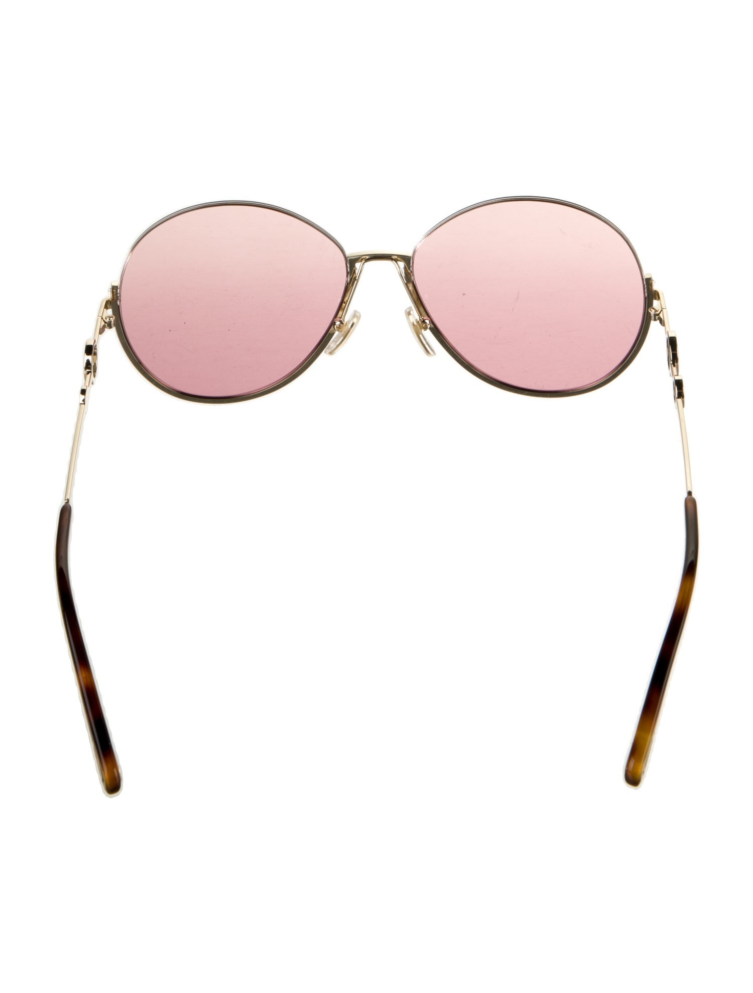 Chloé Round Mirrored Sunglasses