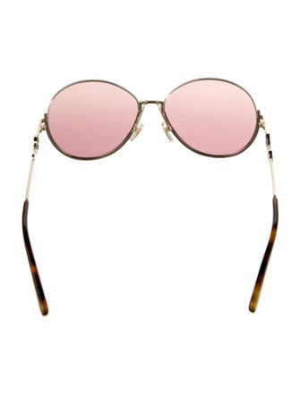 Chloé Round Mirrored Sunglasses