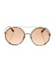 Chloé Aviator Tinted Sunglasses
