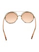 Chloé Aviator Tinted Sunglasses