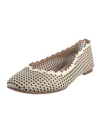 Chloé Leather Patterned Flats