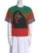 Chloé Graphic Print Crew Neck T-Shirt