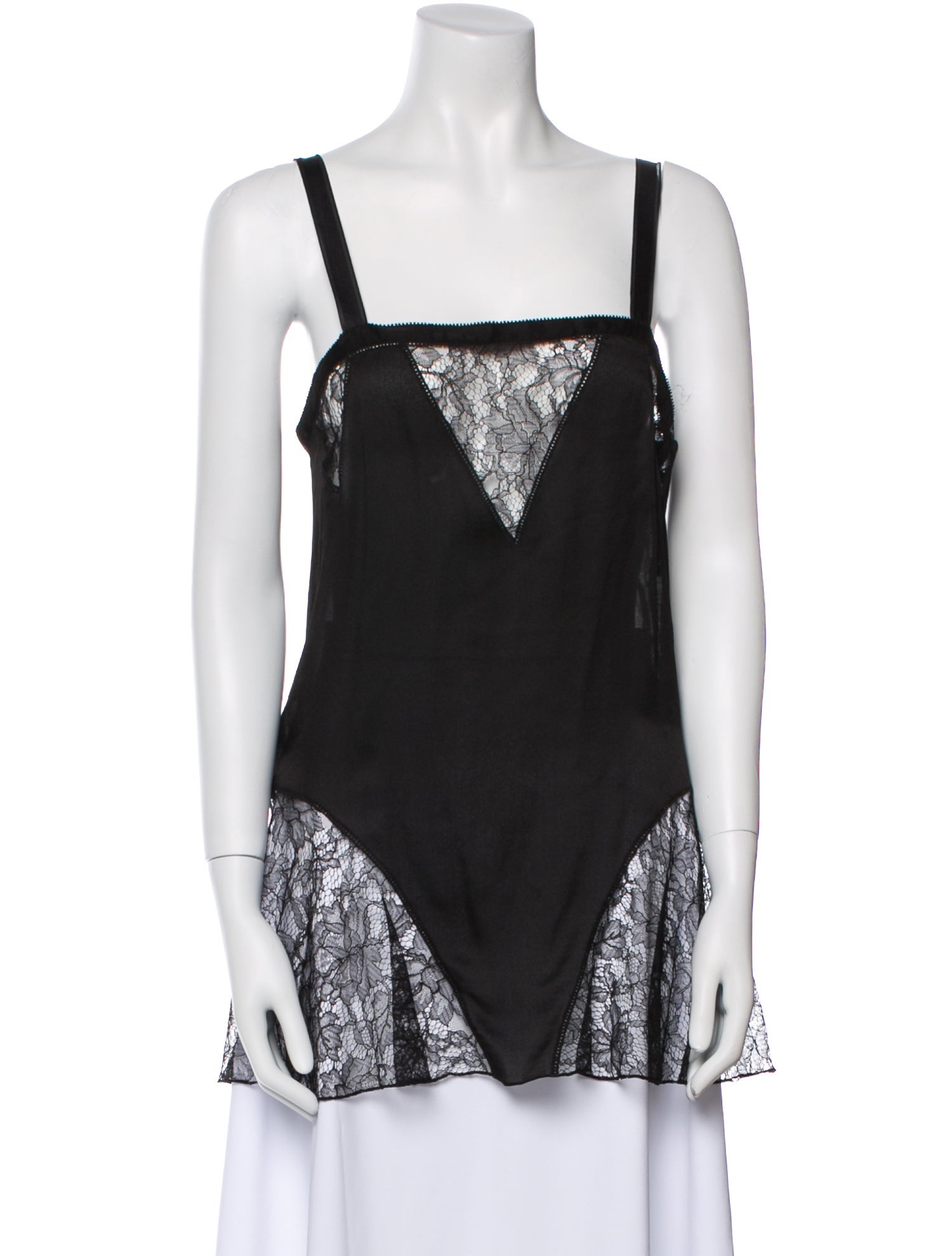 Chloé Silk Square Neckline Tunic