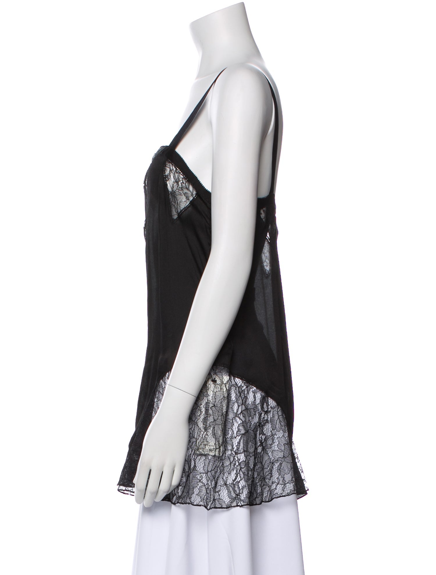 Chloé Silk Square Neckline Tunic