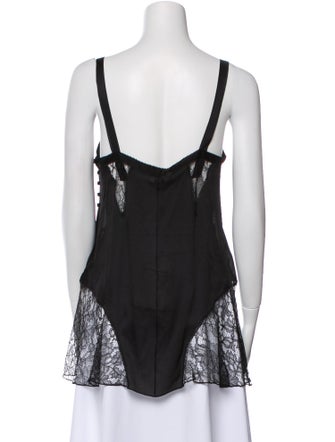 Chloé Silk Square Neckline Tunic