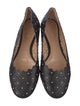 Chloé Leather Studded Accents Ballet Flats