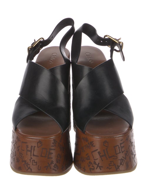 Chloé Leather Slingback Sandals