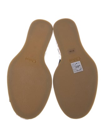 Chloé Leather Slingback Sandals