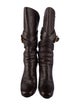 Chloé Leather Studded Accents Boots