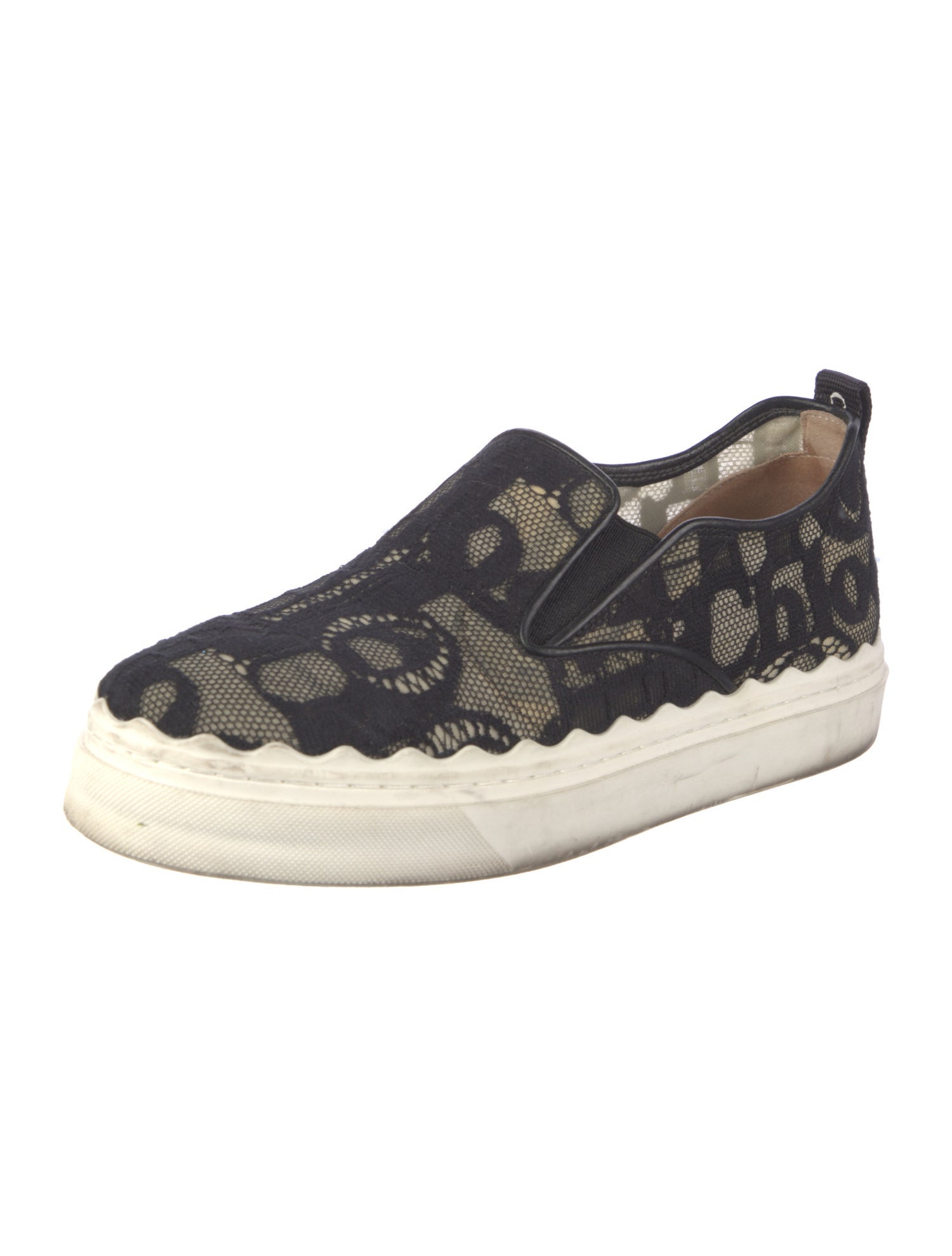 Chloé Lace Printed Sneakers