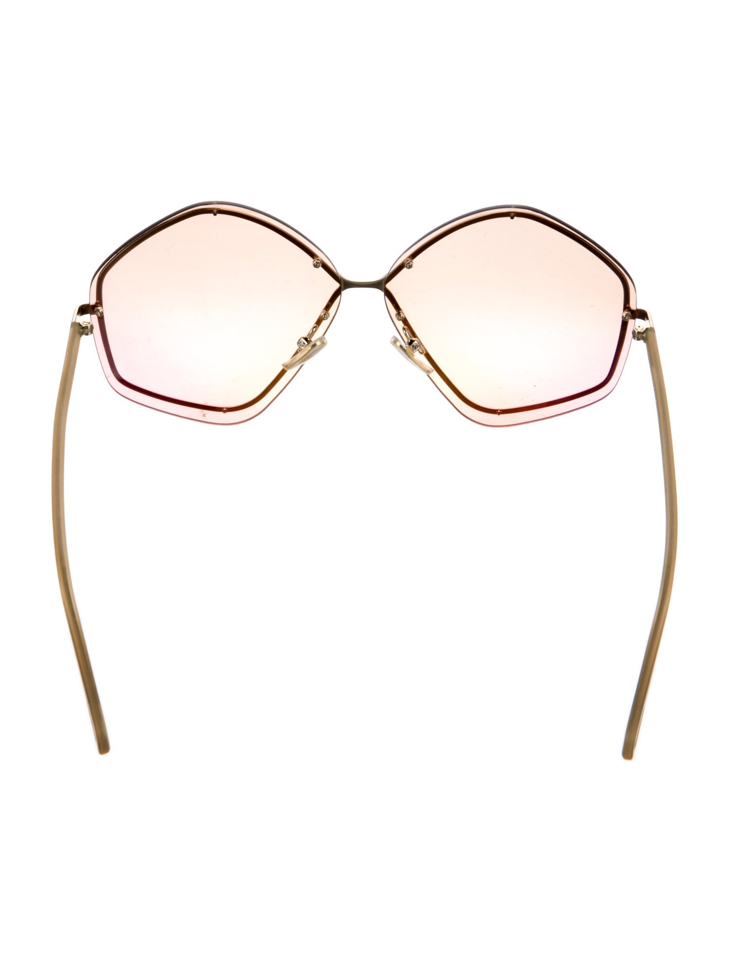 Chloé Oversize Mirrored Sunglasses
