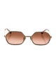 Chloé Square Gradient Sunglasses