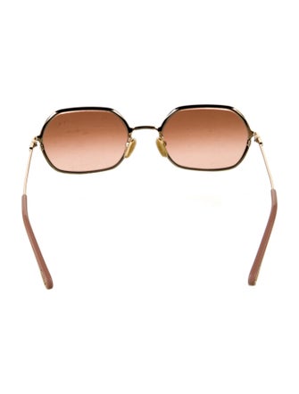 Chloé Square Gradient Sunglasses