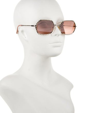 Chloé Square Gradient Sunglasses