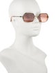 Chloé Square Gradient Sunglasses
