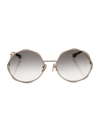 Chloé Round Gradient Sunglasses