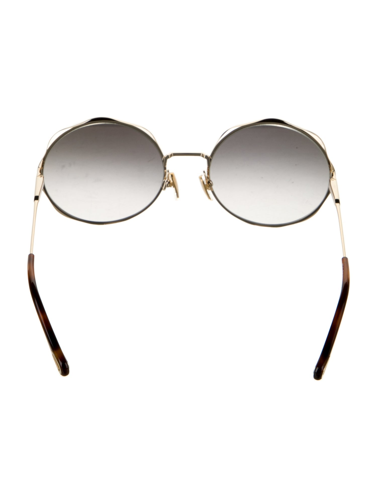 Chloé Round Gradient Sunglasses