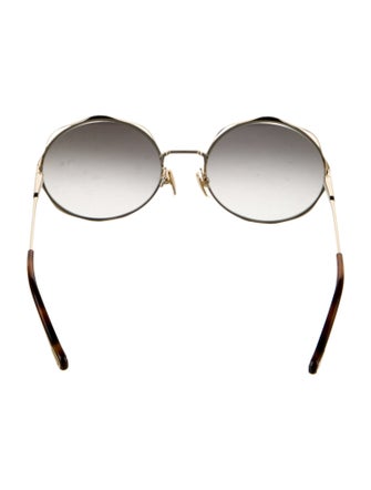 Chloé Round Gradient Sunglasses