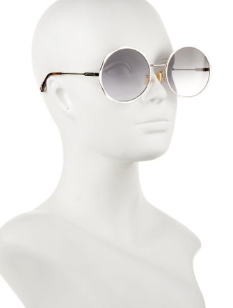 Chloé Round Gradient Sunglasses