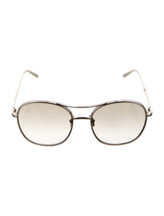 Chloé Round Gradient Sunglasses