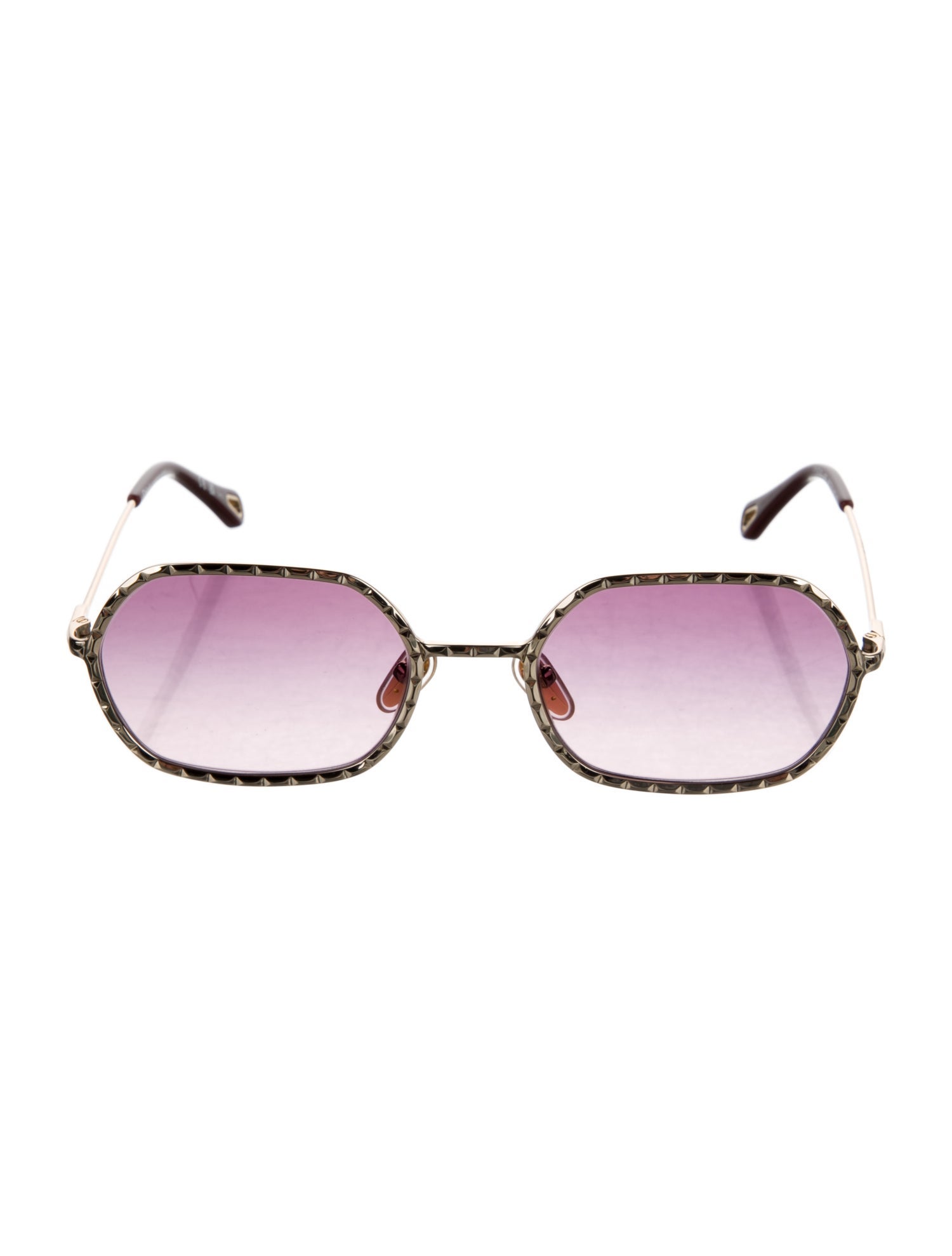 Chloé Square Gradient Sunglasses