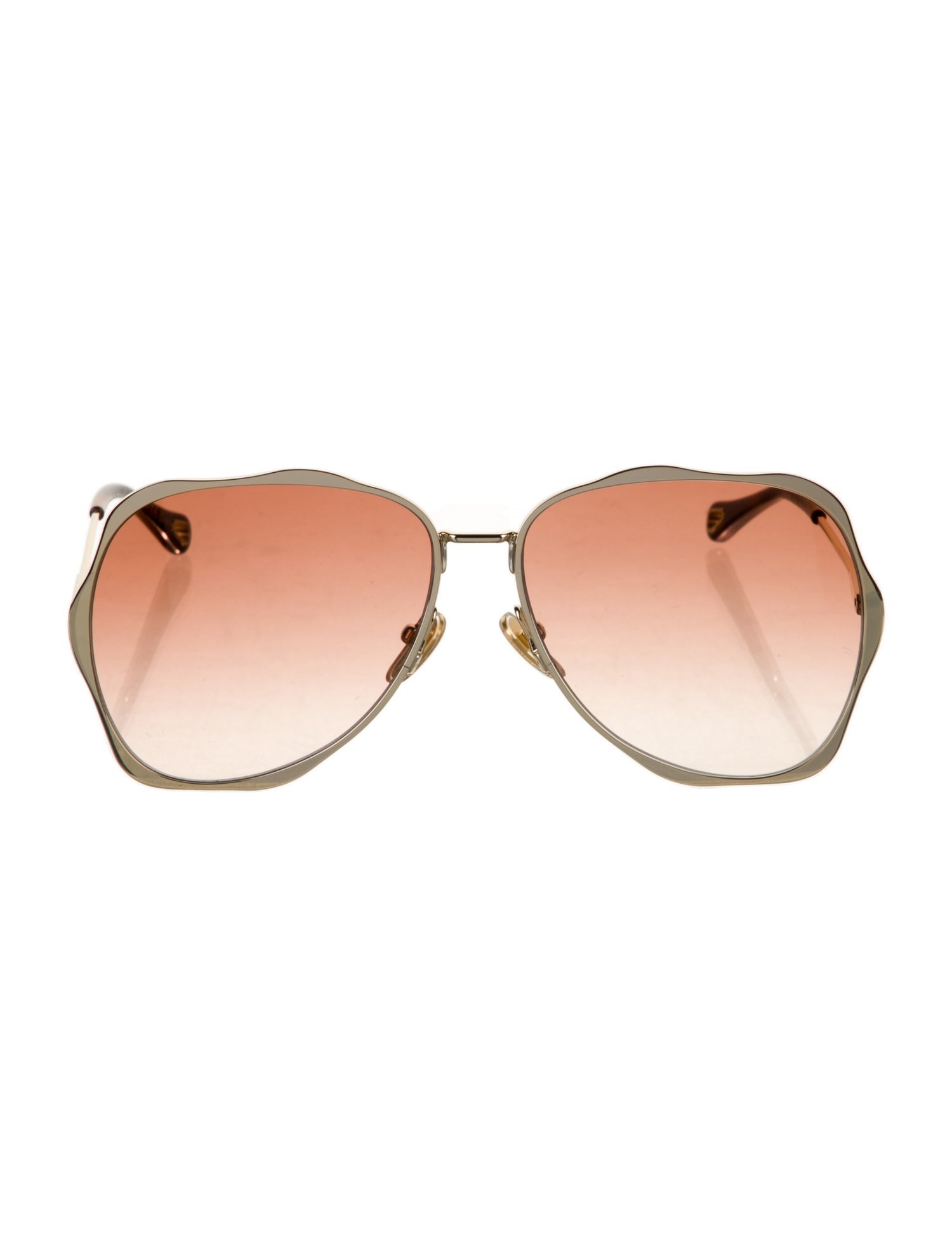 Chloé Aviator Gradient Sunglasses