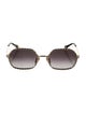 Chloé Square Gradient Sunglasses