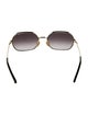 Chloé Square Gradient Sunglasses