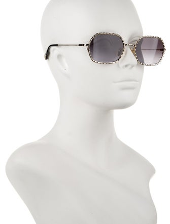 Chloé Square Gradient Sunglasses